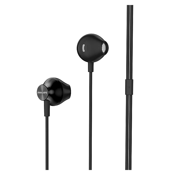 Auriculares Philips Taue100bk/00 Intrauditivos Color Negro