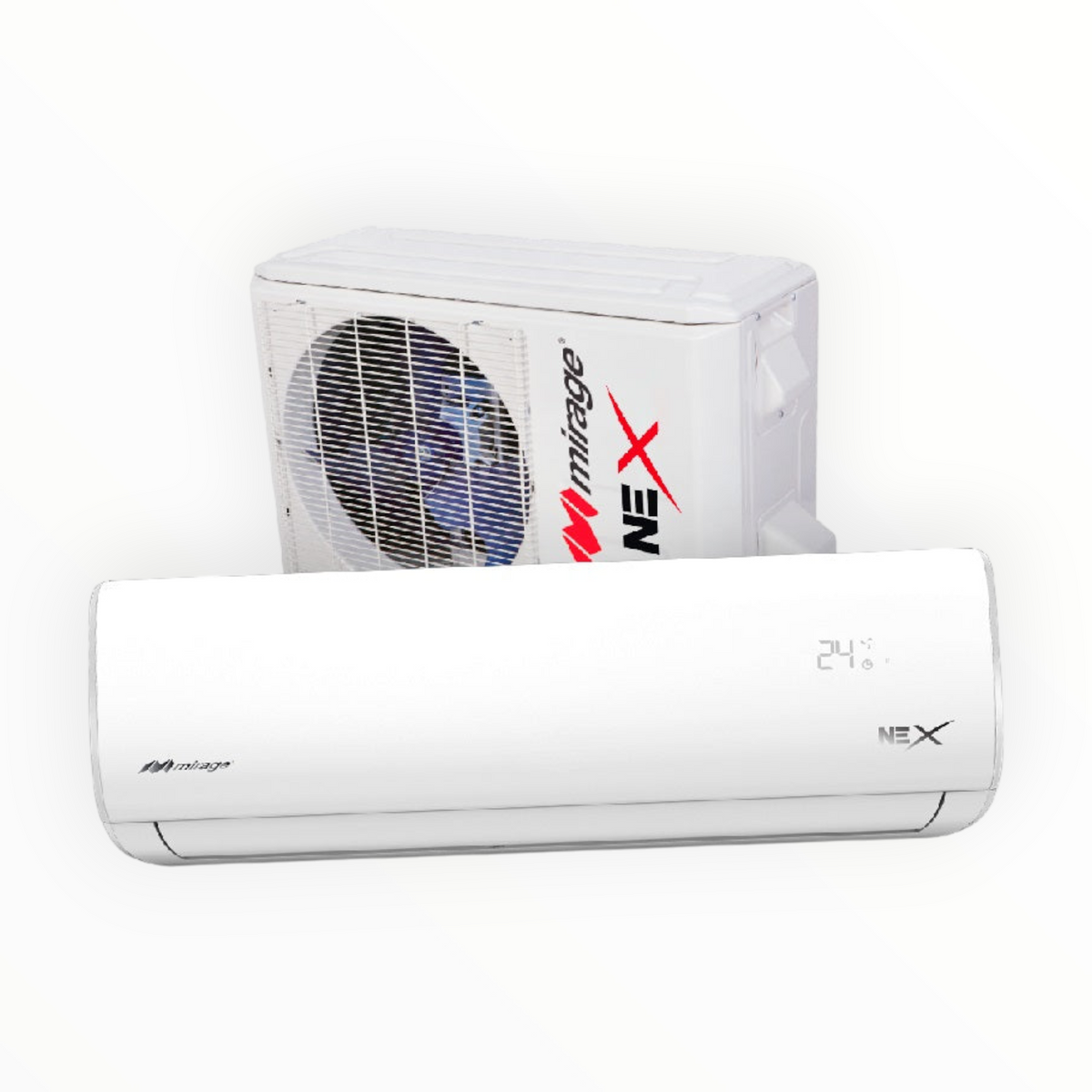 Aire Acondicionado Mirage Nex Mini Split Frío 12000 Btu Blanco 115v EHF120T|CHF120T