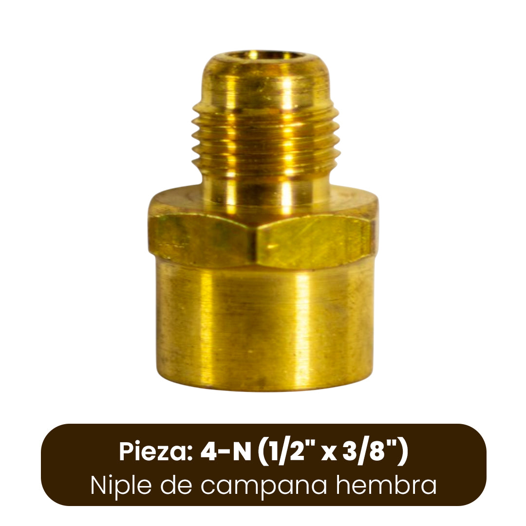 Kit Para Instalar Calentador De Paso Kit-cp 1/2" X 3/8" marca ANTEK