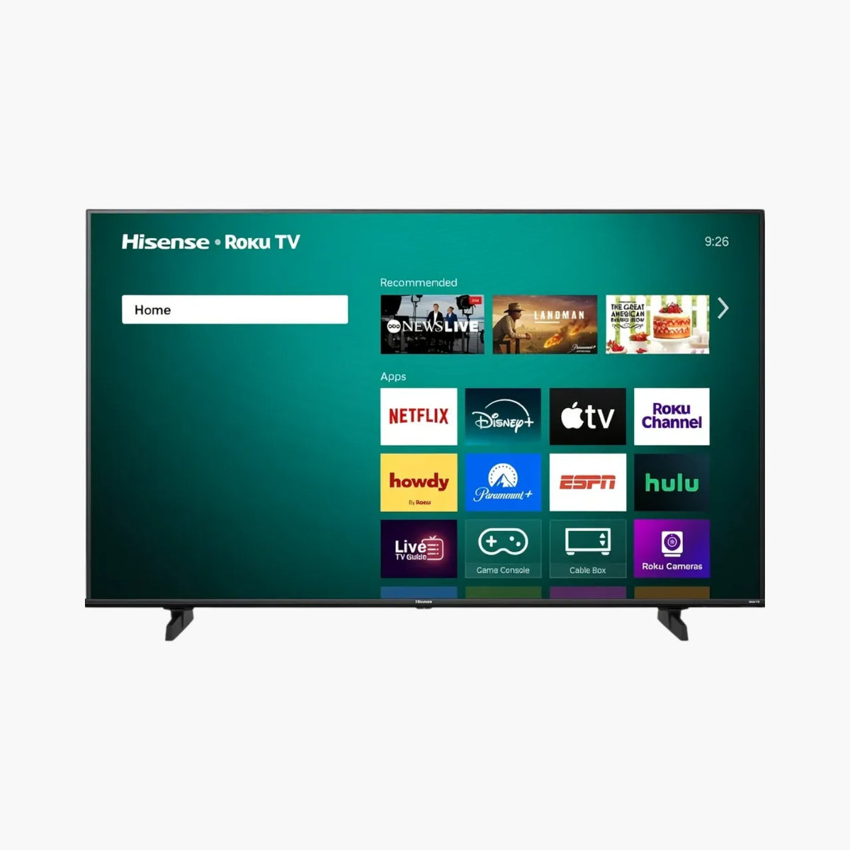 Hisense 58 Pulgadas Smart TV Roku QLED 4K UHD (58QD50R) - Hi-QLED, Dolby Vision, HDR10, HLG, Game Mode Plus, VRR/ALLM, DTS Studio Sound, Compatible con Google Assistant