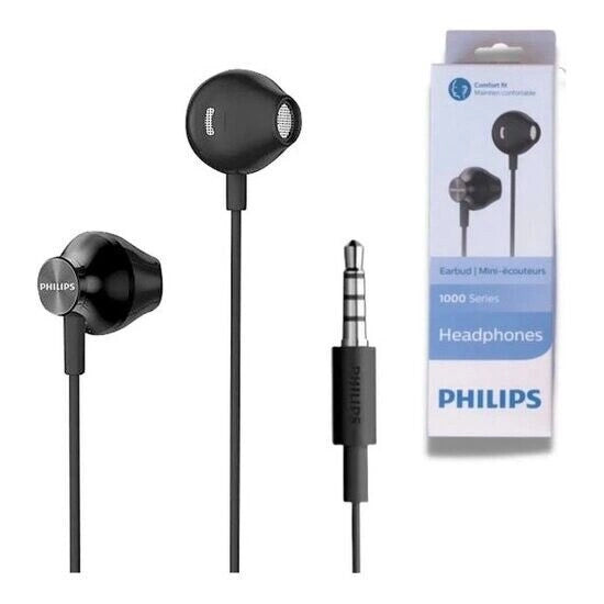 Auriculares Philips Taue100bk/00 Intrauditivos Color Negro