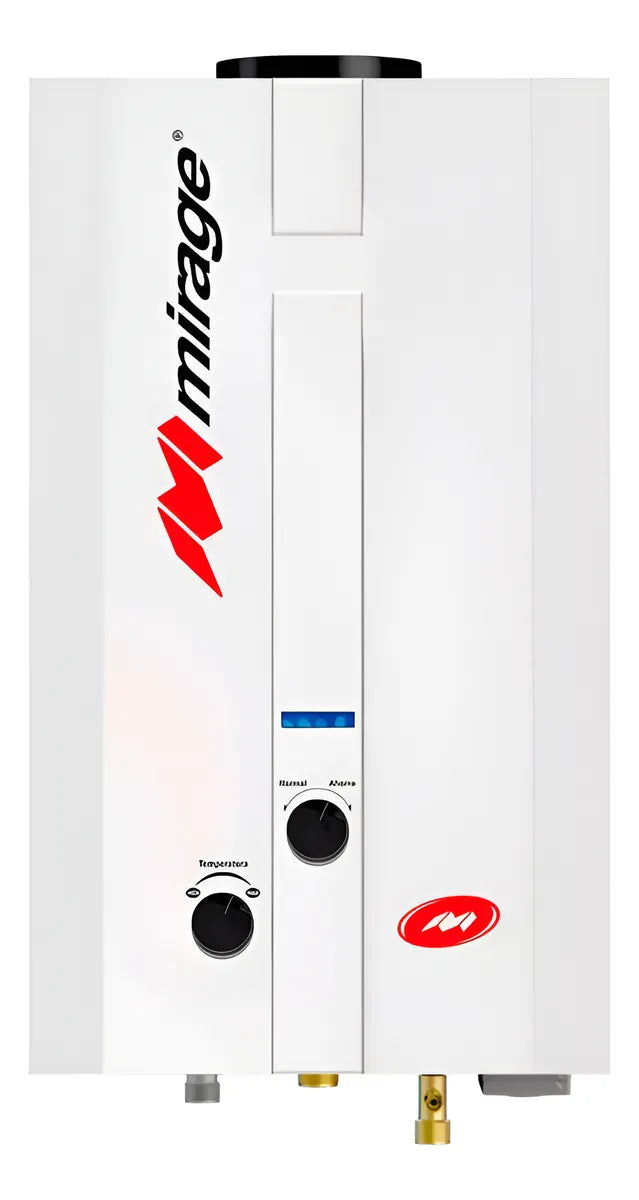 Boiler De Paso Mirage Flux 6 Litros Por Minuto P/gas Natural Blanco Gn
