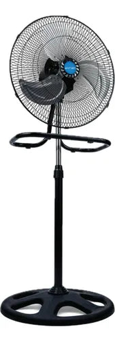 Kit De 2 Ventiladores 18in, 85w Antek, 3 Aspas Metalicas Estructura Negro Aspas Plateado Diámetro 45.72 Cm Material De Las Aspas Metal