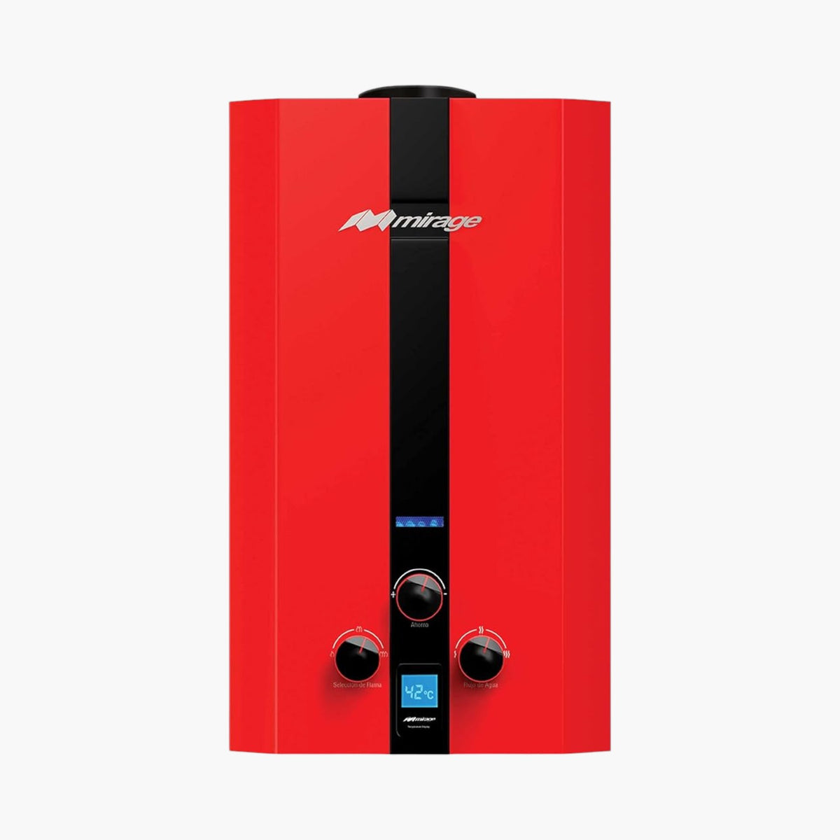 Calentador De Agua A Gas Gn Mirage Flux 6l Rojo Rojo Gn