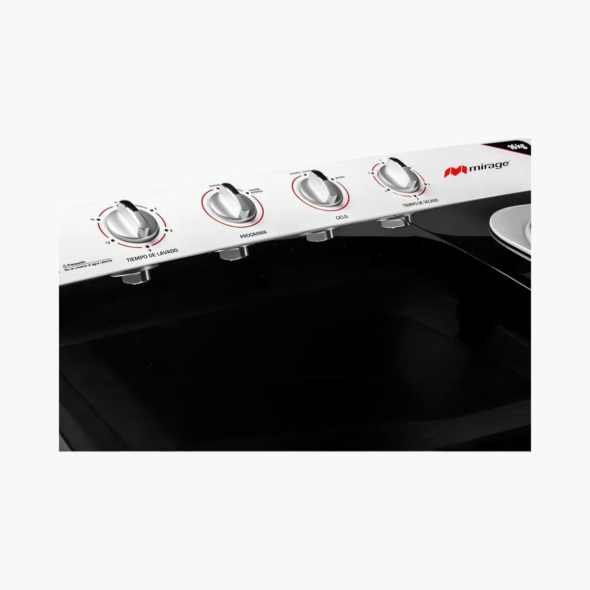 Lavadora Semi Automatica Mirage Doble Tina 13kg Lms013m Blanco