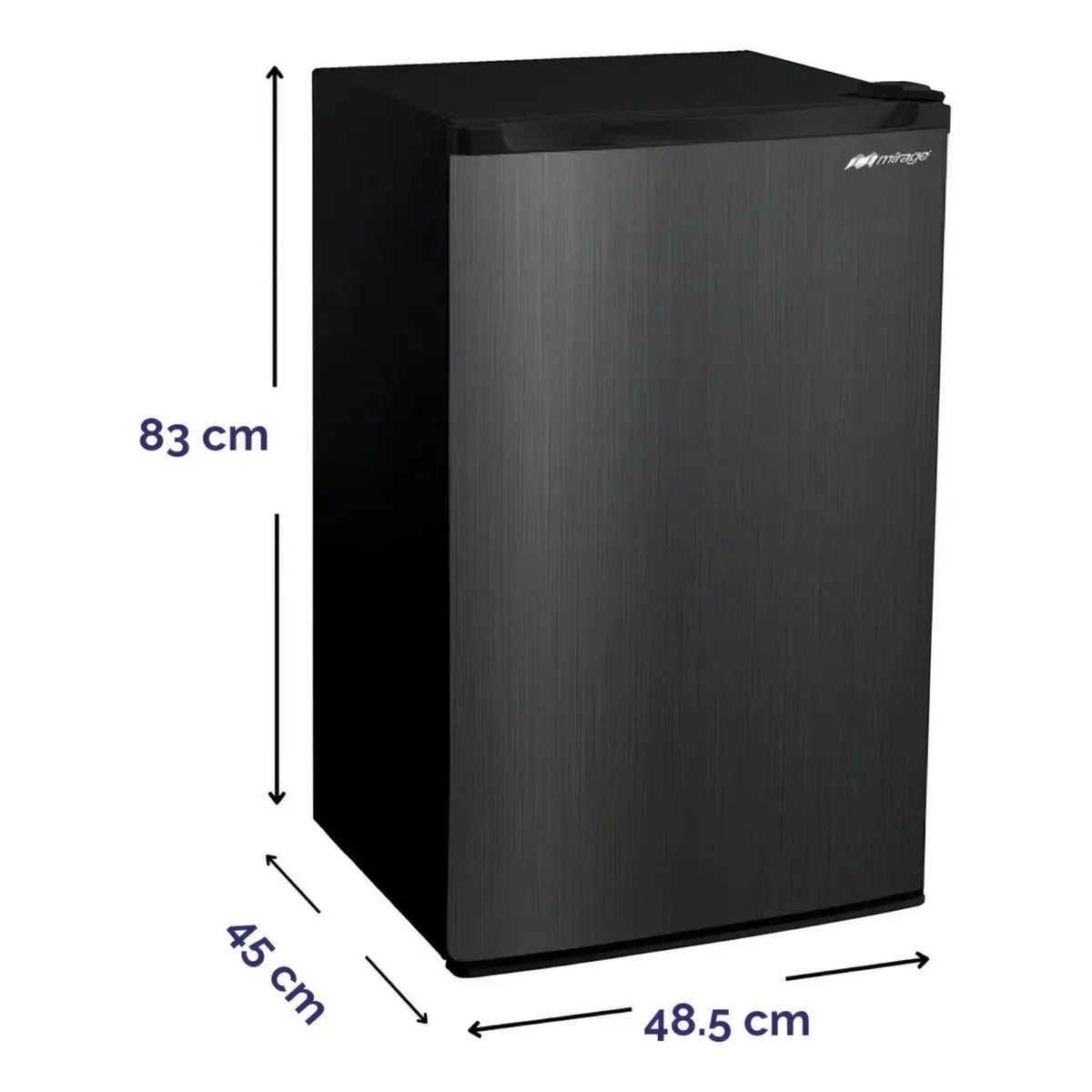 Refrigerador Frigobar Mirage Mrx33es Color Acero Inoxidable Oscuro Con Capacidad De 93l Acero Inoxidable Oscuro